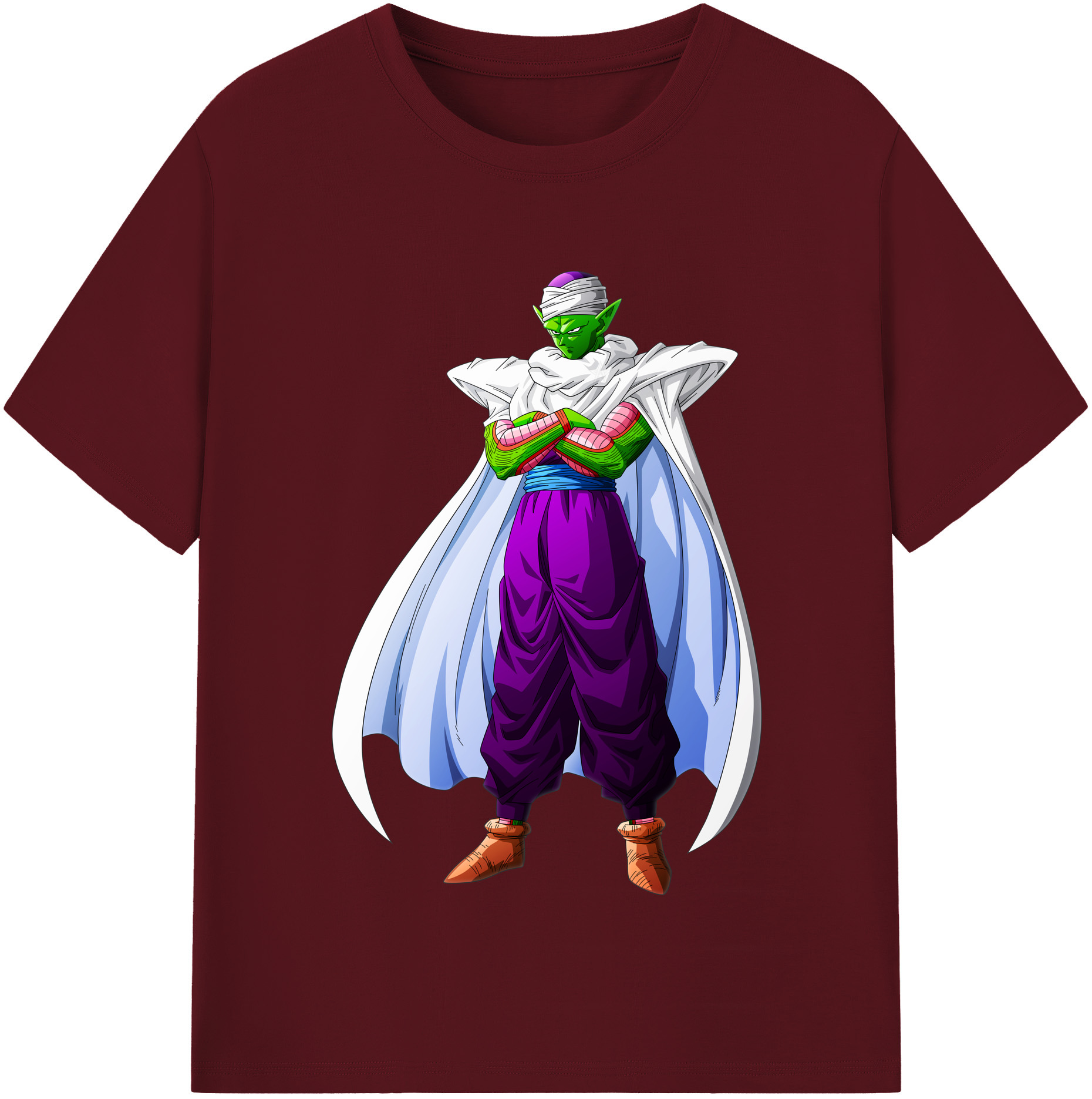 （画像用） ドラゴンボール ピッコロ DRAGON BALL Piccolo 綿100％半袖Tシャツ（フロントプリント）